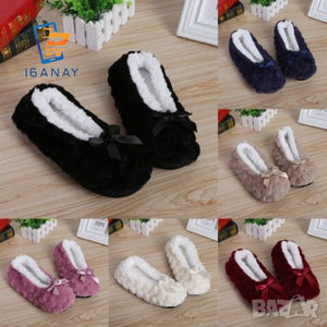 Fluffy Female Floor Slipper Women's Winter